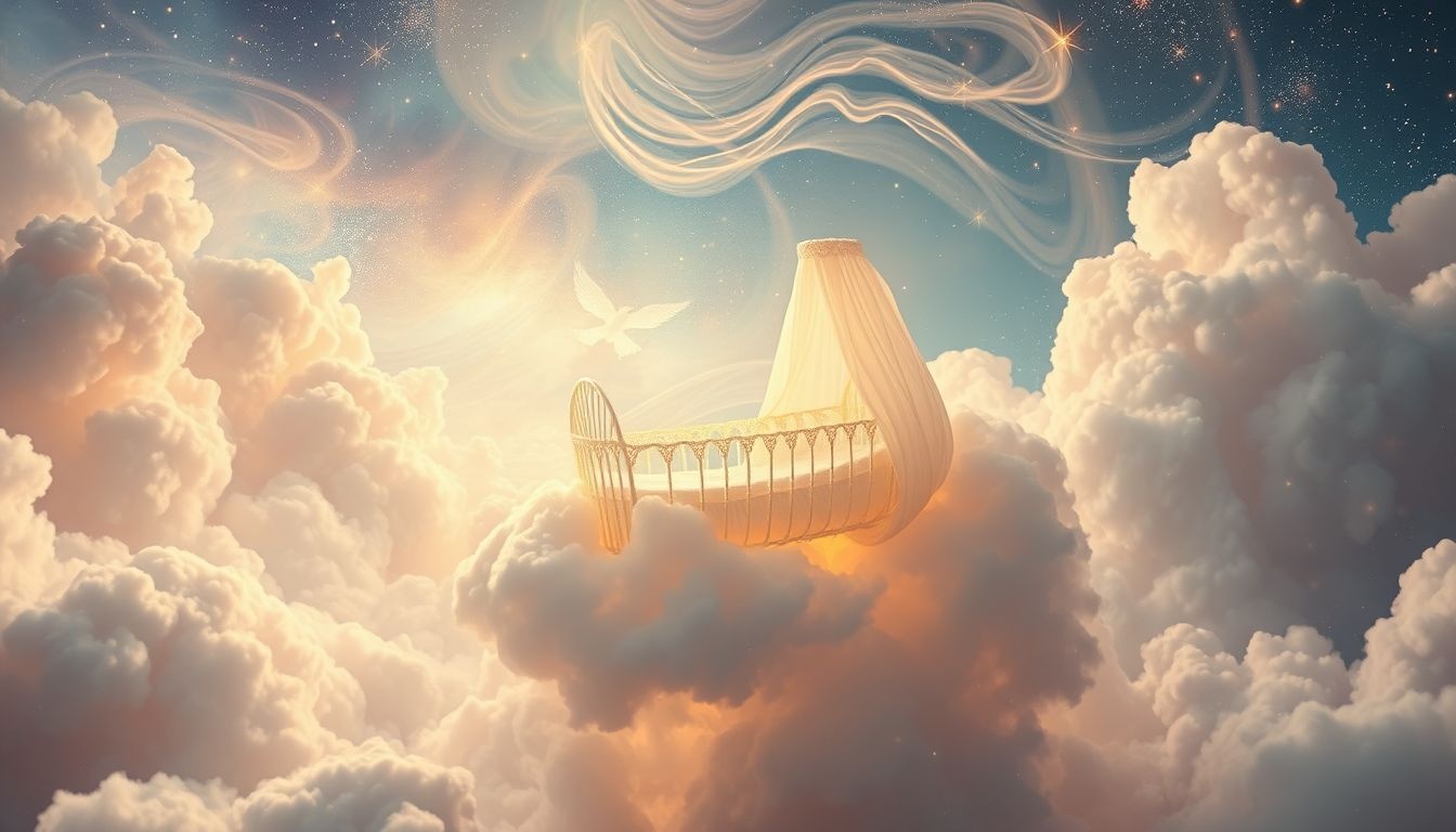 Rêver d’un berceau symbolise souvent un désir de sécurité enfantine.