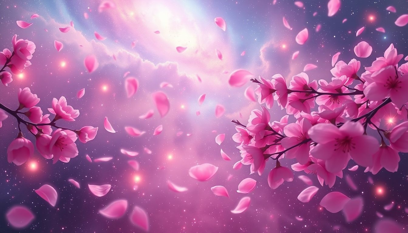 Rêver de fleurs de cerisier symbolise l'espoir face au deuil.