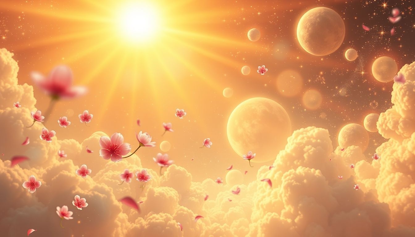 Rêver de fleurs de cerisier évoque optimisme, énergie et renouveau solaire.