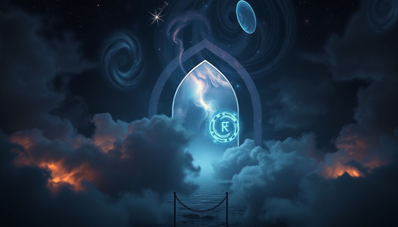 Rêver d'obscurité en lieu sacré symbolise doute spirituel profond.