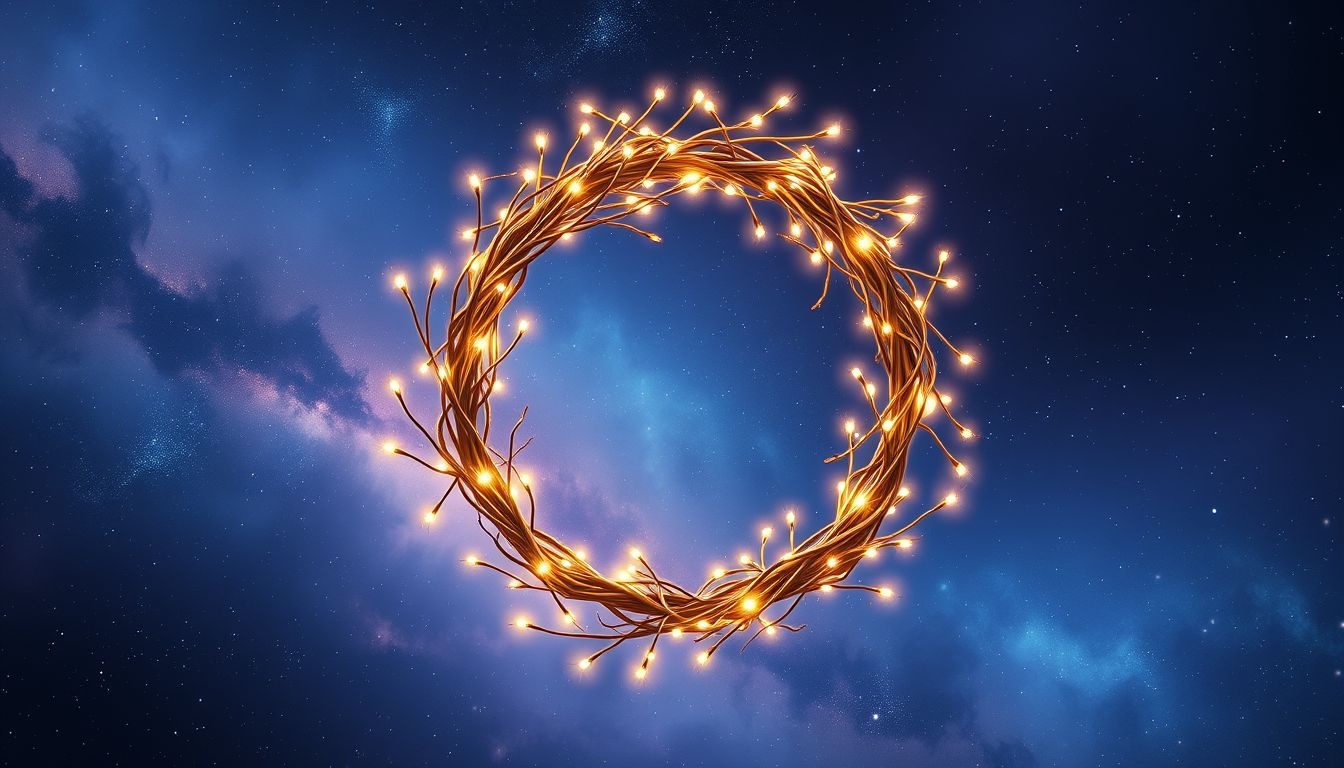 La couronne de l'Avent symbolise espoir, unité et renouveau cyclique.