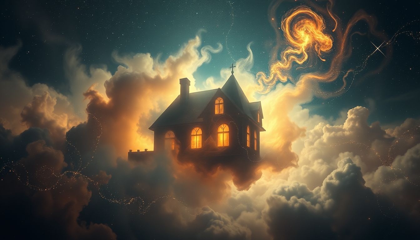 Rêver d'une maison hantée révèle souvent des traumatismes enfouis profondement.