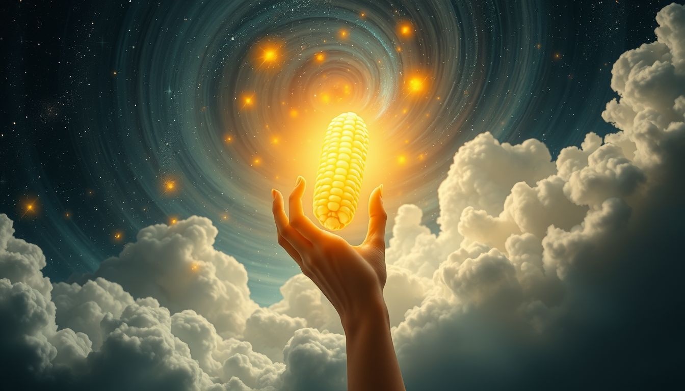 Rêver de maïs symbolise abondance, plaisir et vitalité intérieure.