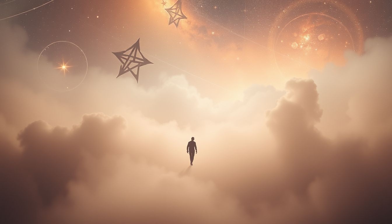 Marcher dans le brouillard symbolise souvent un choix de vie flou.