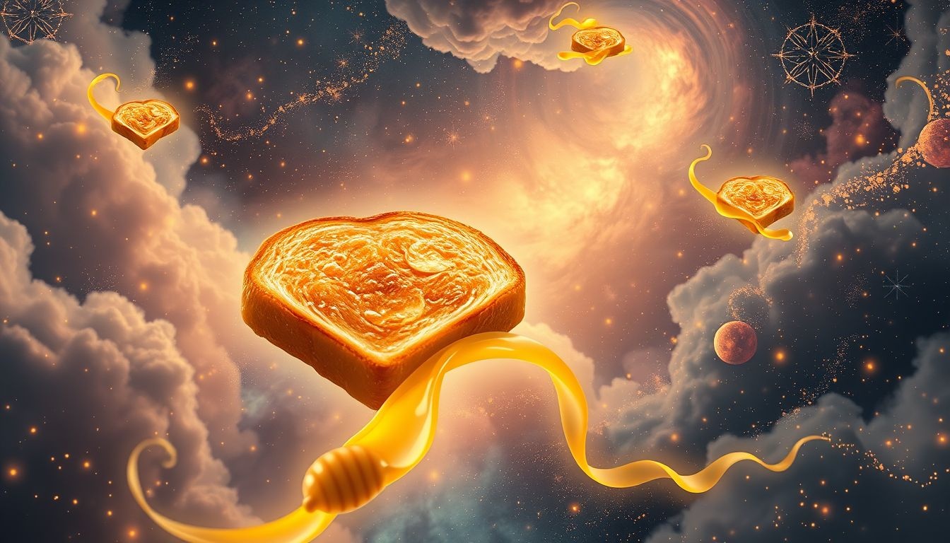 Rêver de pain grillé au miel symbolise guérison et douceur intérieure.