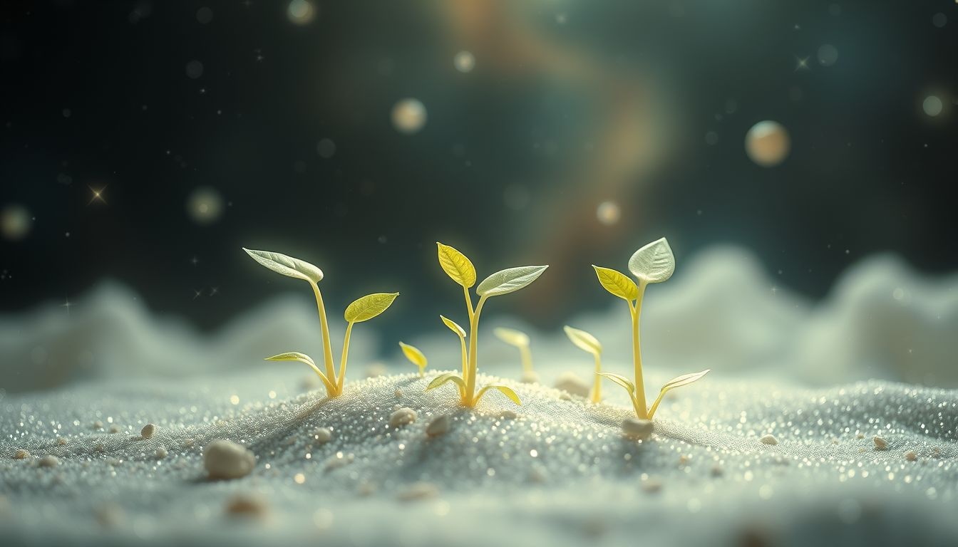 Rêver de germination symbolise souvent la croissance intérieure progressive.