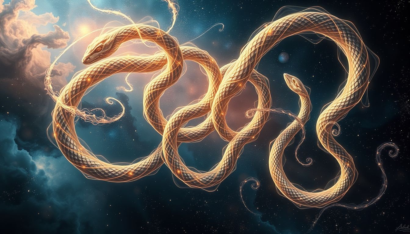 Rêver de plusieurs serpents reflète des conflits émotionnels intenses.
