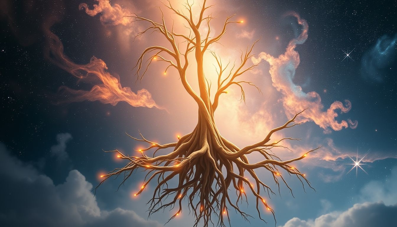 Rêver de racines de saule symbolise solidité et liens profonds.