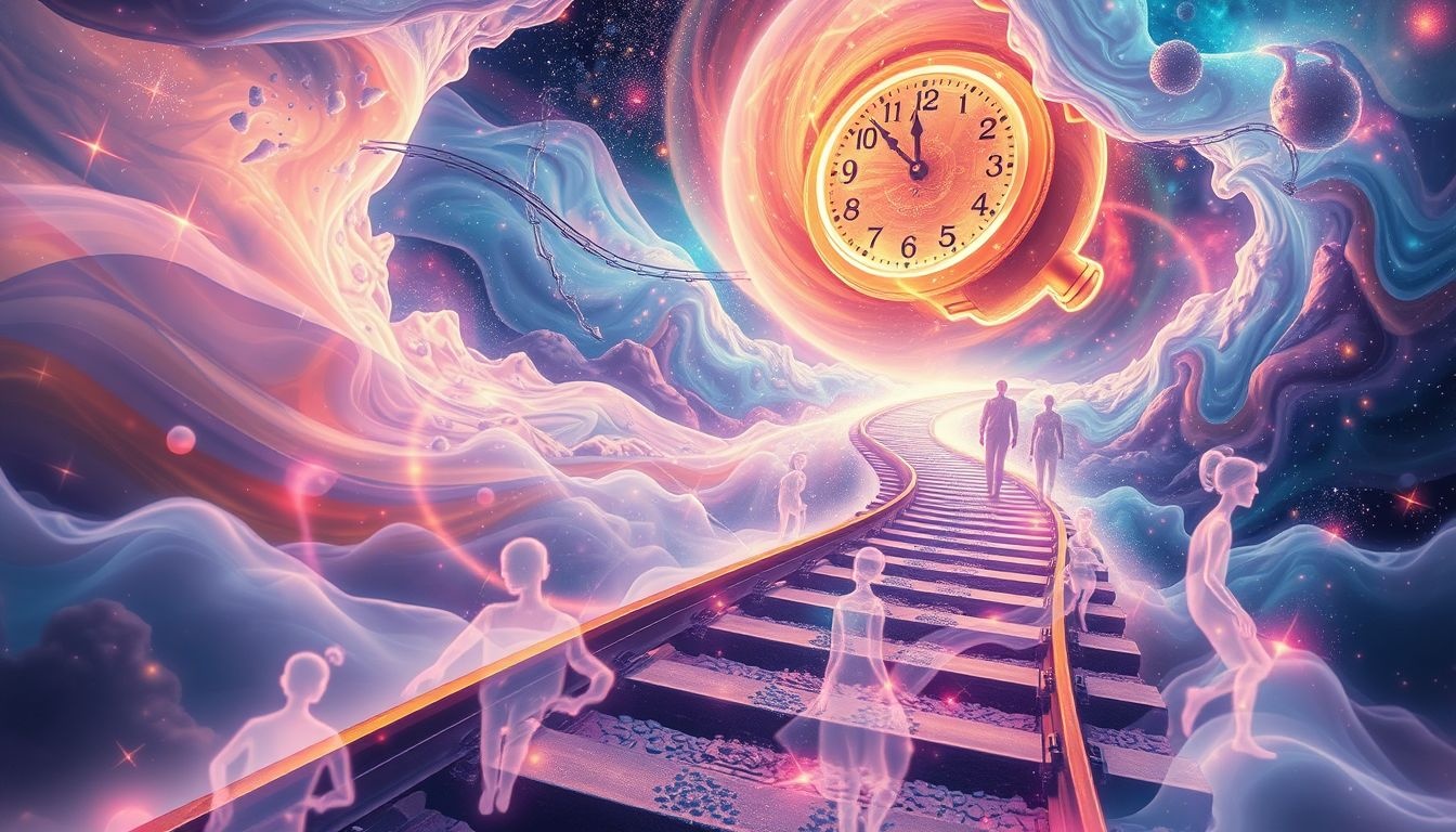 Rêver de trains symbolise souvent un chemin de vie structuré.