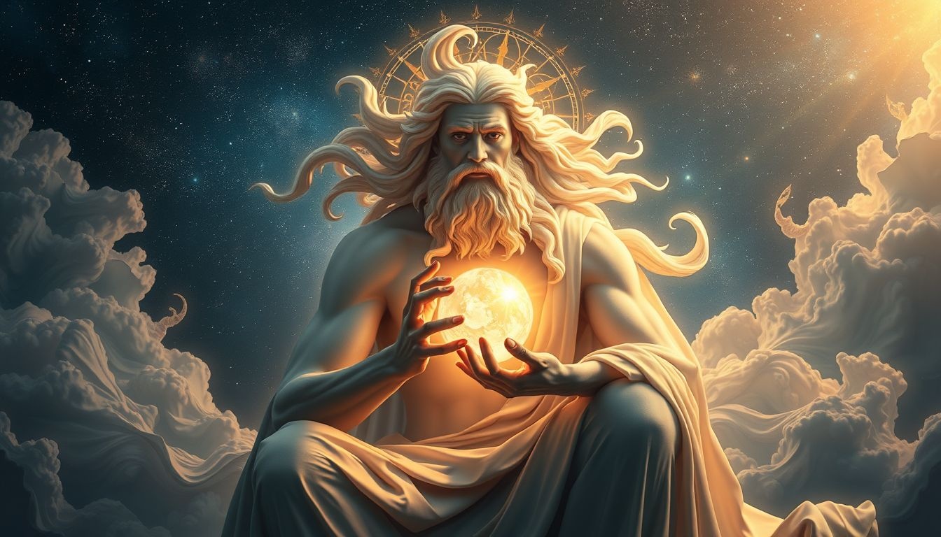 Zeus symbolise l'autorité parentale et le pouvoir protecteur rêvé.