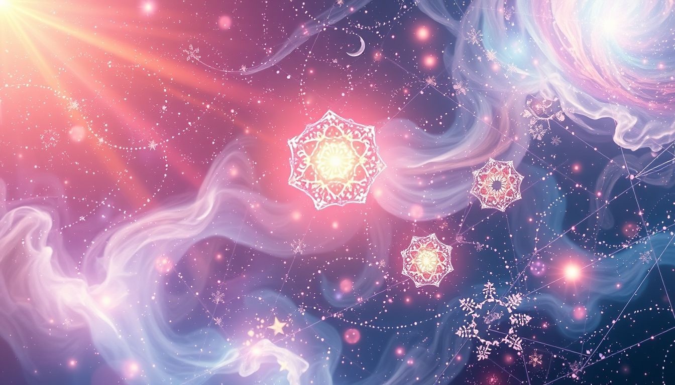 Le kaléidoscope symbolise la joie pure et l’émerveillement enfantin.