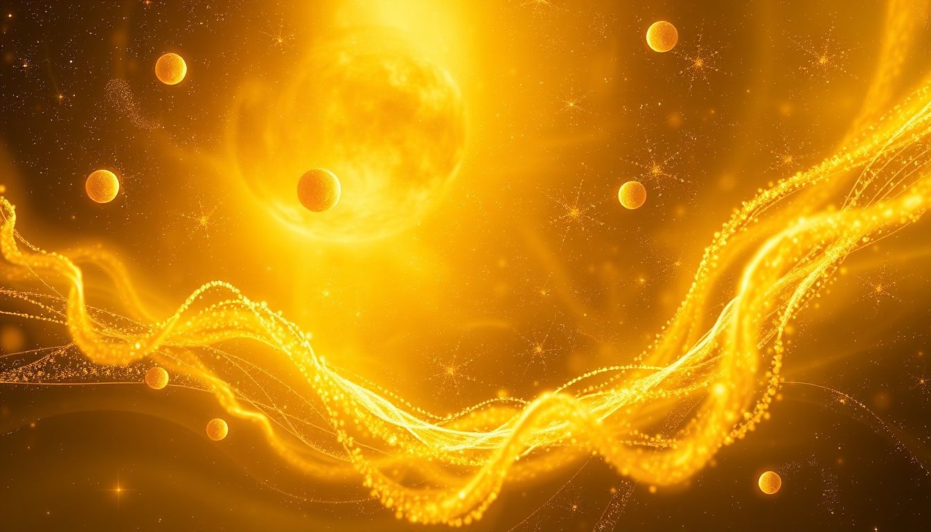 Le jaune et or symbolisent richesse, succès et énergie positive.