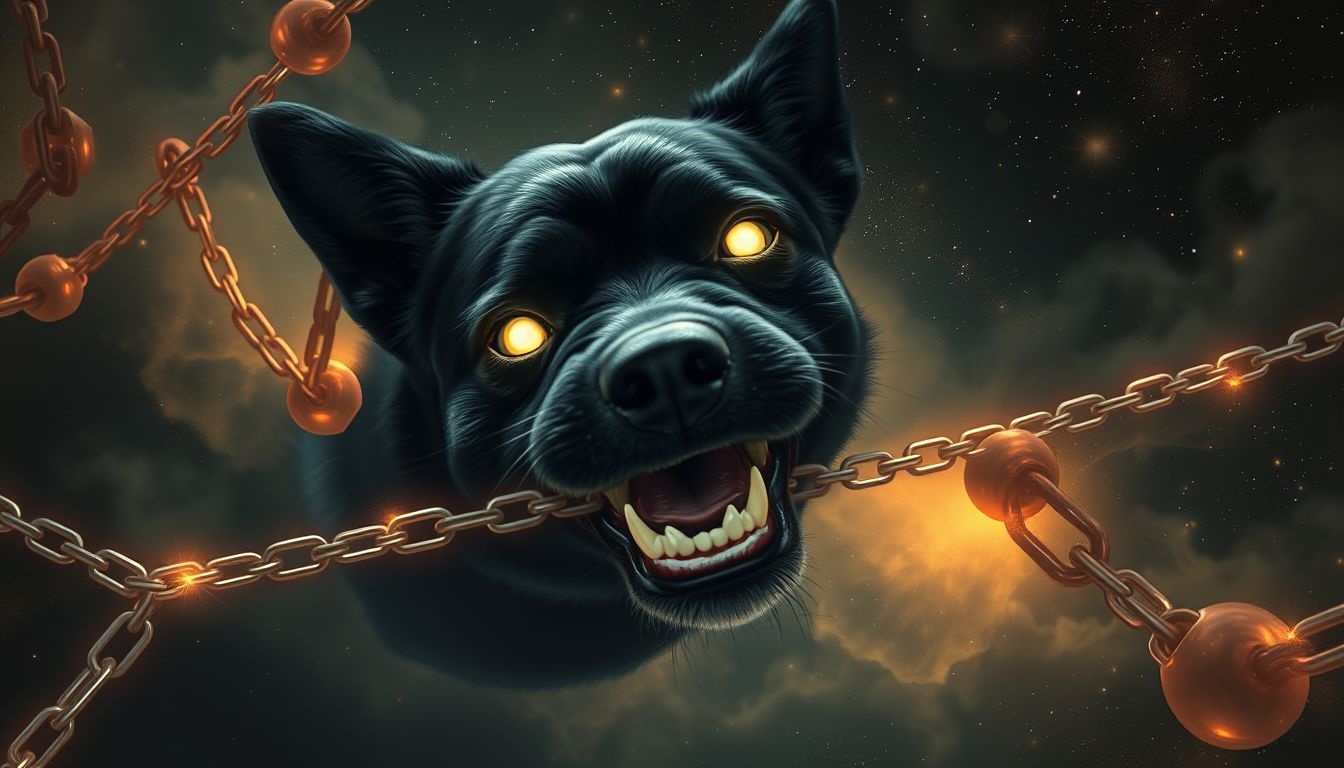 Un chien noir mordeur révèle souvent un besoin de poser des limites.