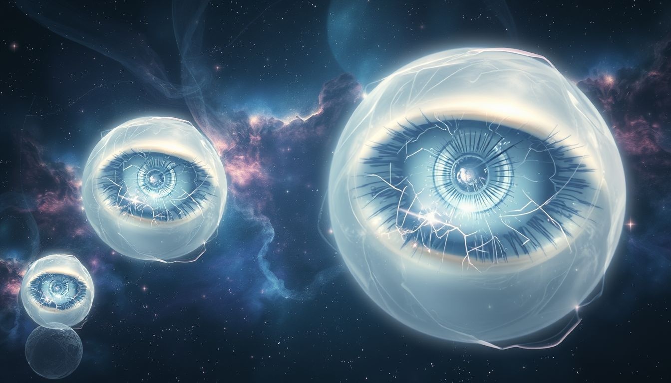L'écran de surveillance symbolise souvent contrôle et anxiété intérieure.