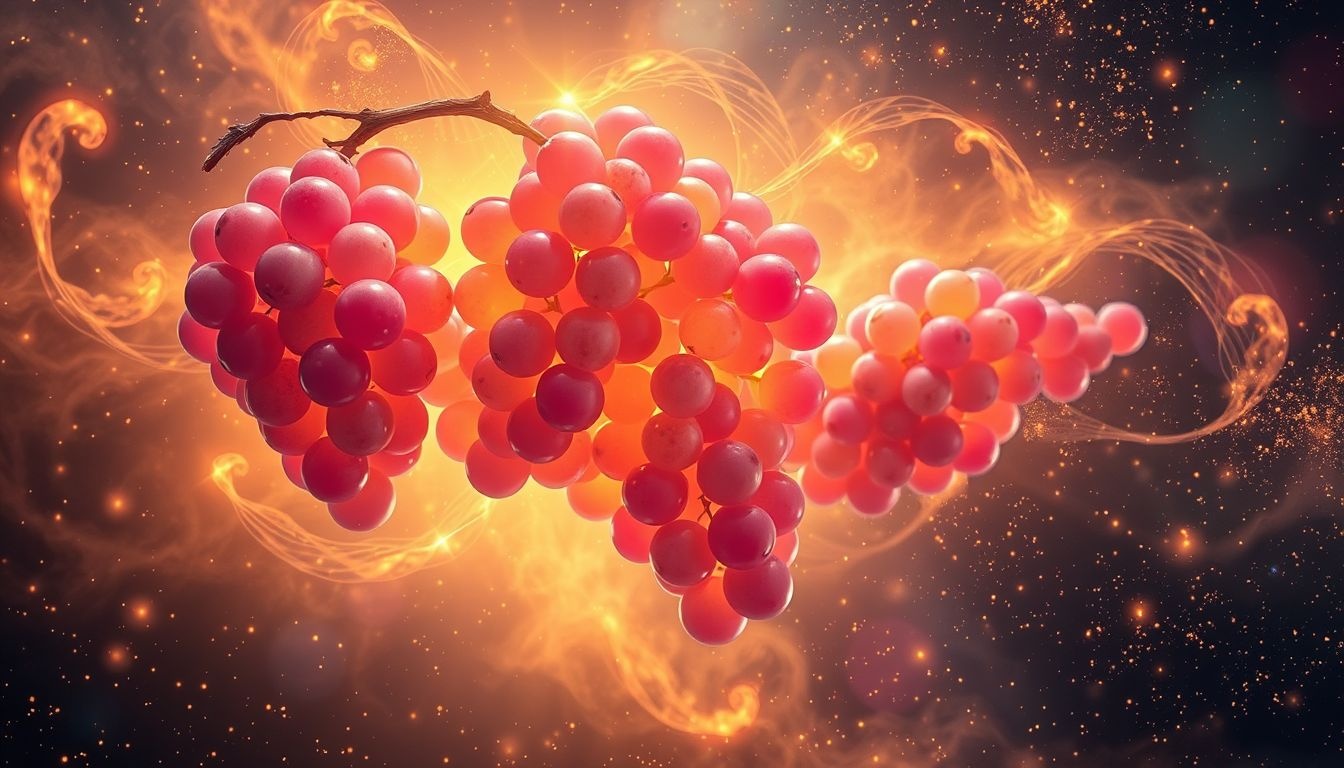 La récolte des grappes symbolise l'accomplissement et la satisfaction.