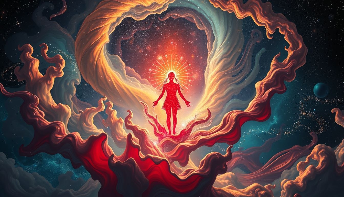 Le tanneur rouge symbolise une créativité passionnée et transformative.