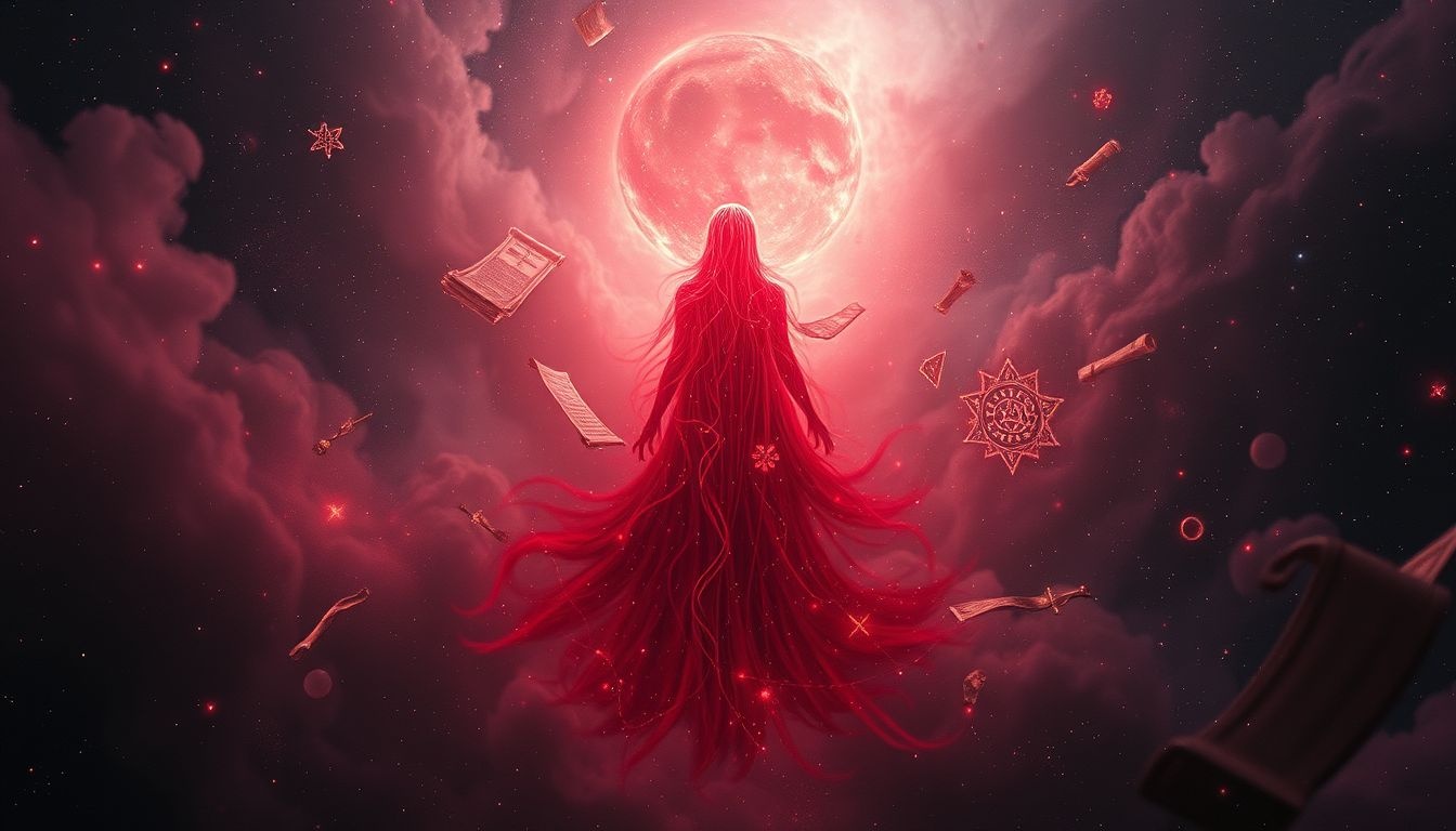Le tanneur rouge symbolise la passion et l'héritage familial puissant.