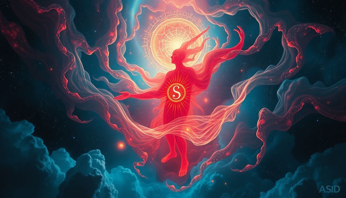Le tanneur rouge symbolise la purification et la renaissance intérieure.