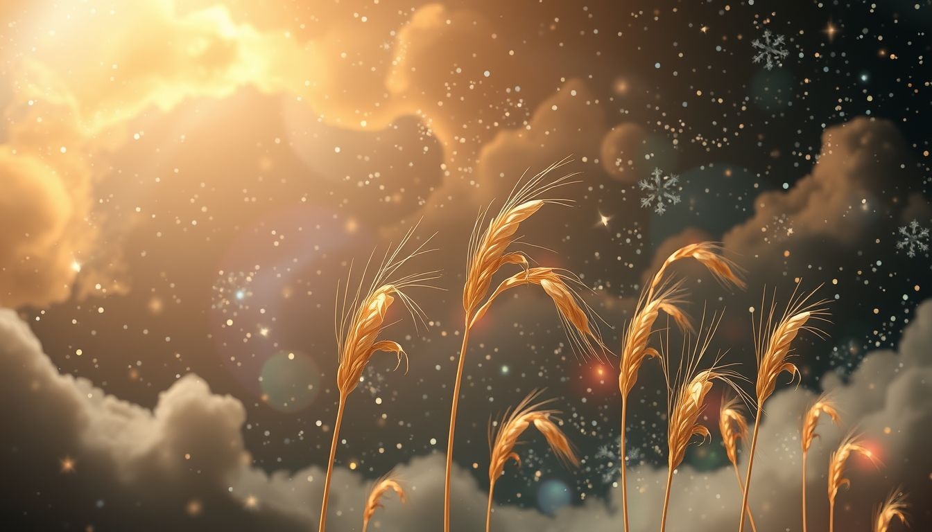 Rêver d'avoine symbolise souvent l'abondance et la prospérité intérieure.