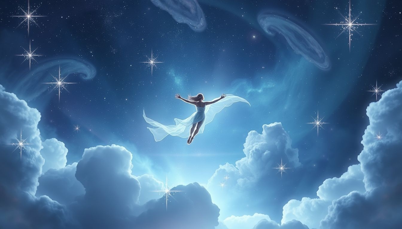 Les rêves de vol lucide symbolisent souvent liberté et contrôle conscient.