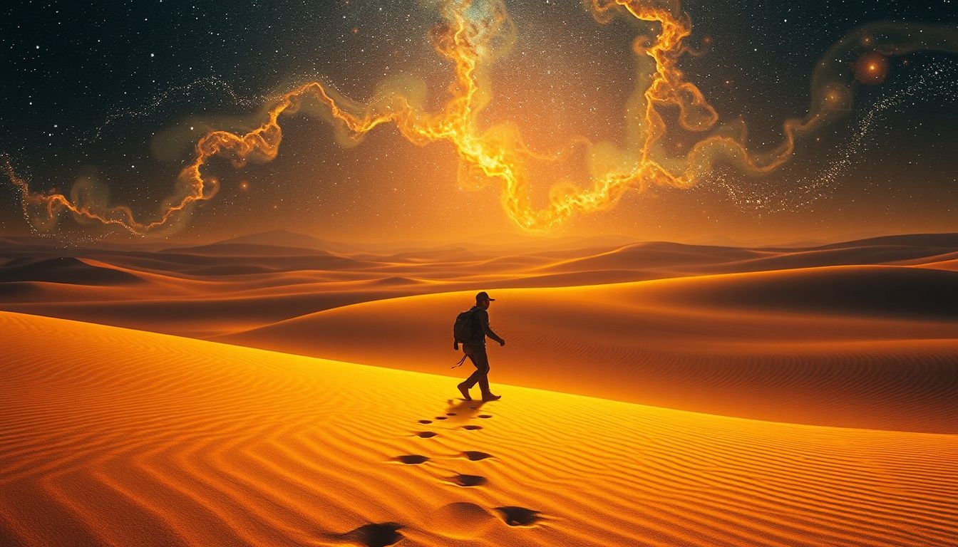 Marcher dans le sable chaud symbolise une épreuve difficile à surmonter.