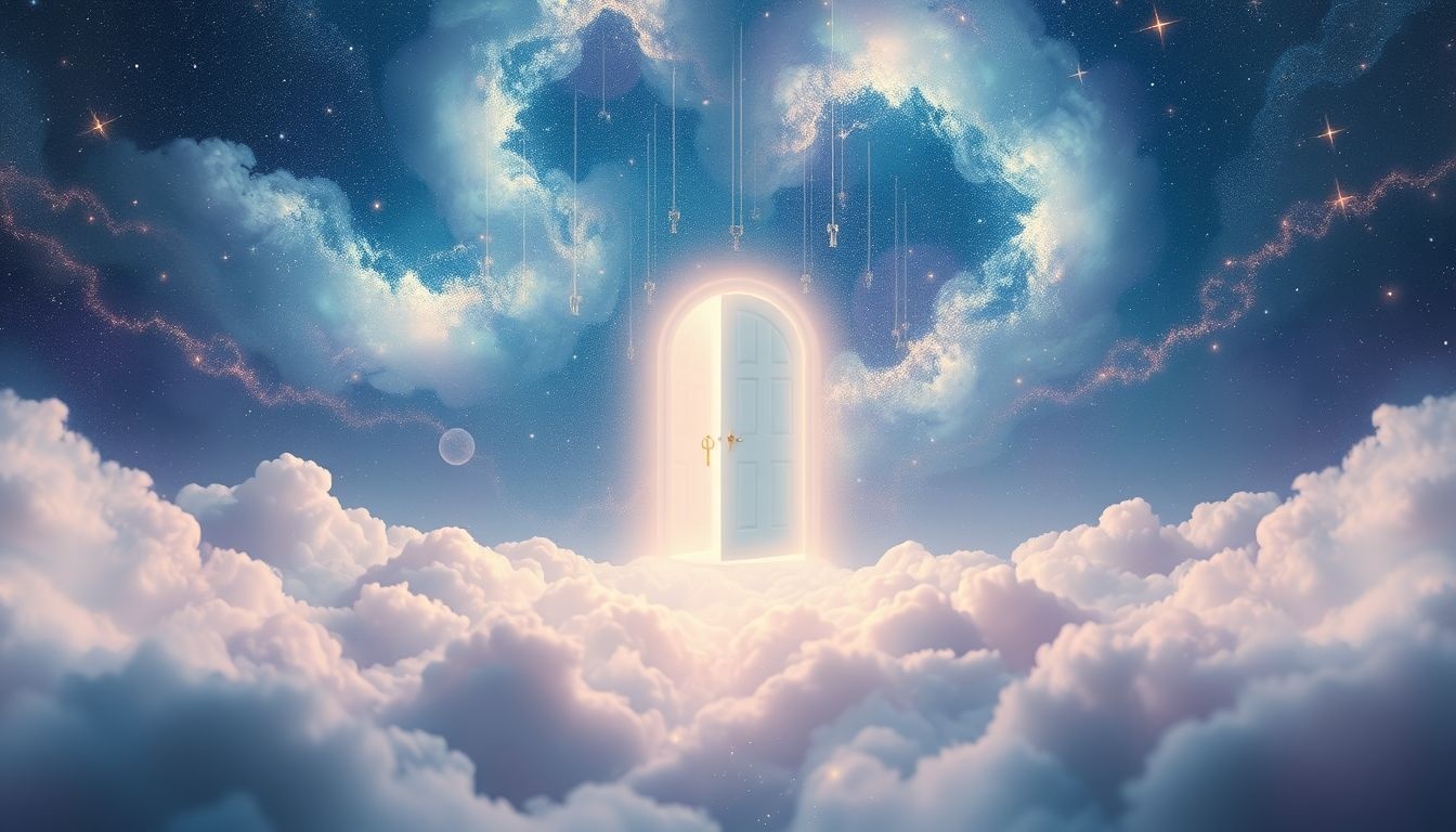 Ouvrir une porte en rêve symbolise souvent un nouveau départ.