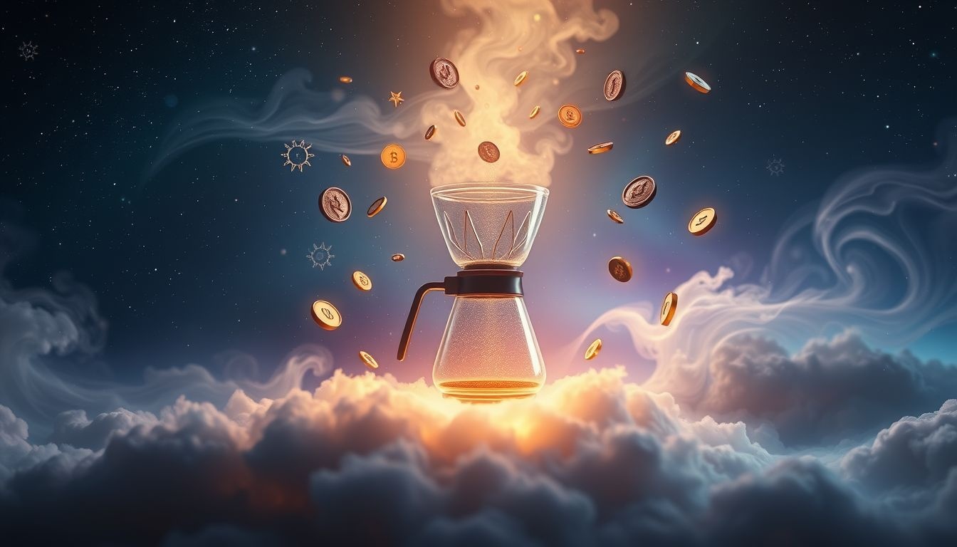 Rêver d'acheter une cafetière symbolise préparation et nouveaux projets.