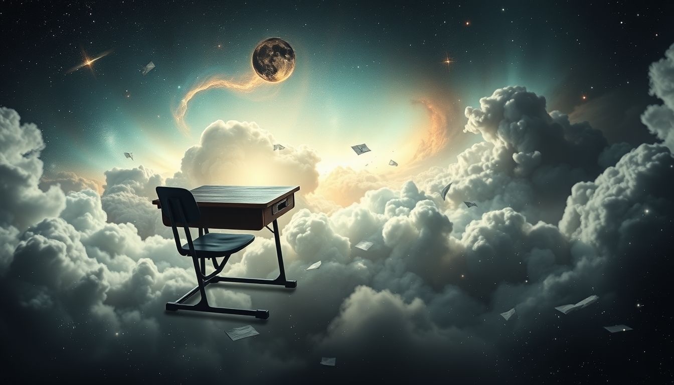 Rêver d'une classe vide symbolise souvent solitude et déconnexion intérieure.