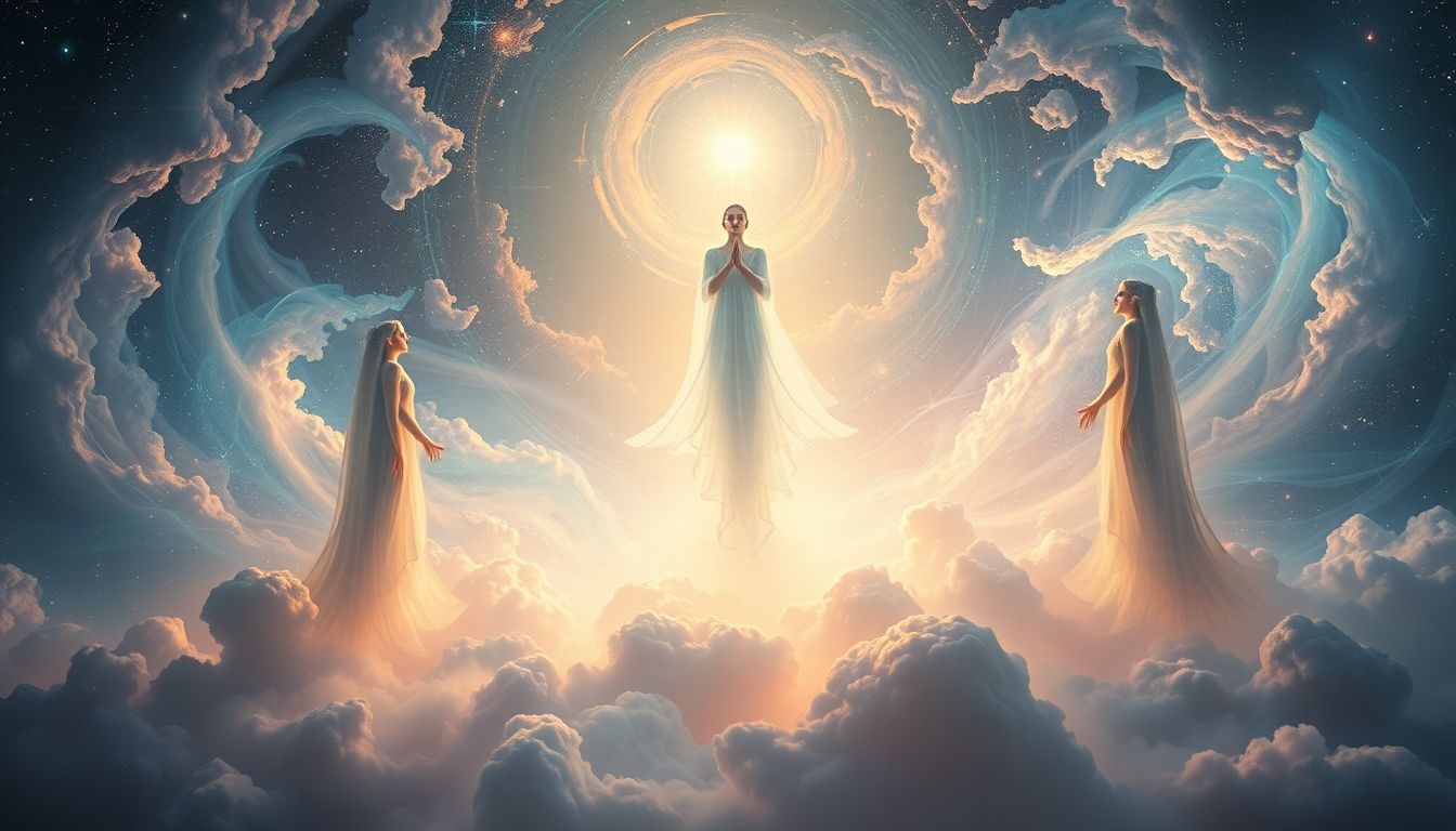 Rêver d’extase spirituelle révèle une profonde connexion divine intérieure.
