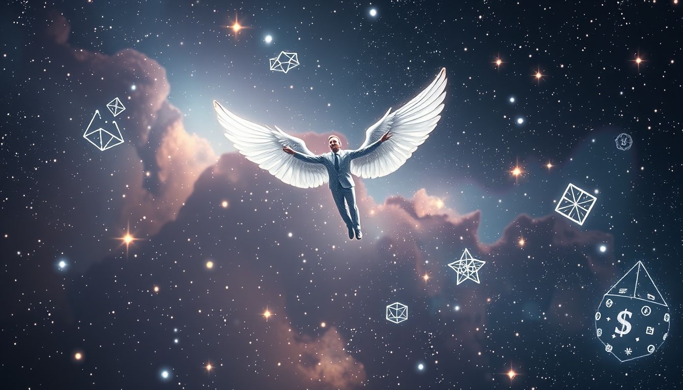 Rêver d’un banquier ailé symbolise liberté financière et succès spirituel.