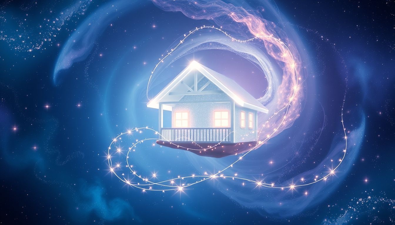 Rêver d'un bungalow symbolise souvent l'unité et la sécurité familiale.