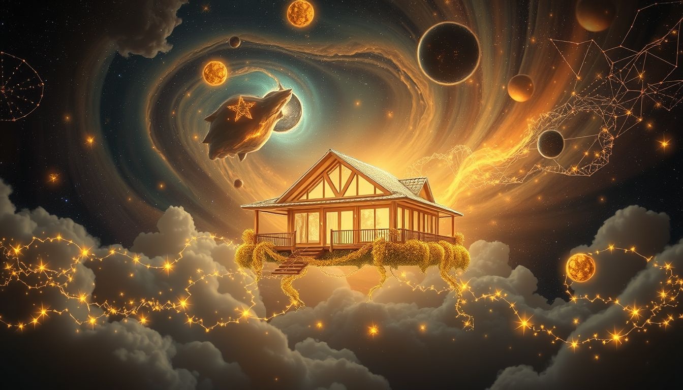 Rêver d'un bungalow luxueux symbolise réussite et prospérité matérielle.