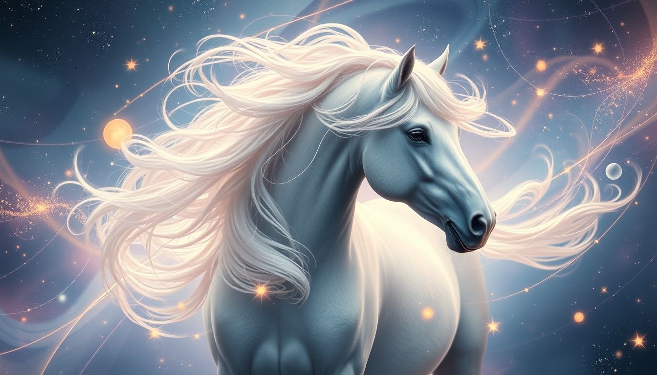Rêver d'un cheval apprivoisé symbolise maîtrise émotionnelle et équilibre social.