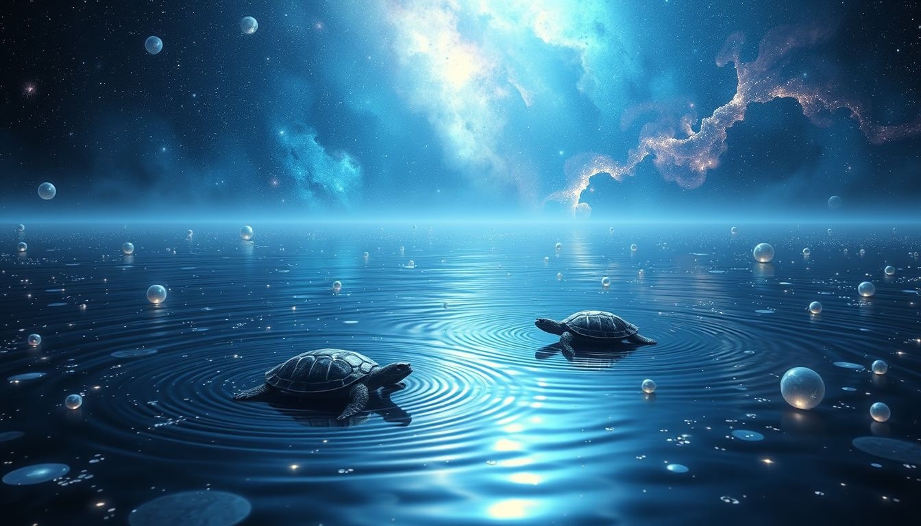 Rêver d'étang avec tortues symbolise sagesse et longévité patiente.