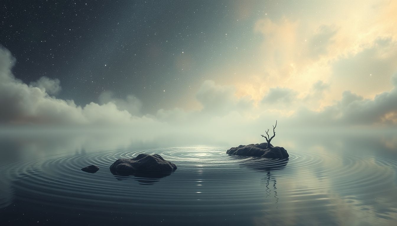 Rêver d'un étang isolé révèle un désir profond de solitude.