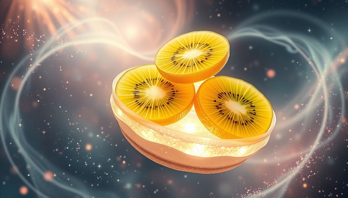 Rêver d’un gâteau au kiwi symbolise joie et festivités imminentes.