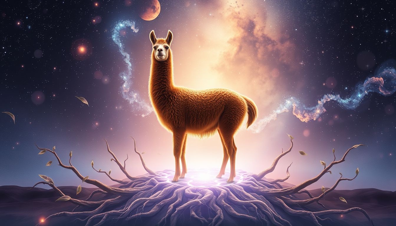 Rêver d’un lama brun symbolise équilibre et lien naturel profond.