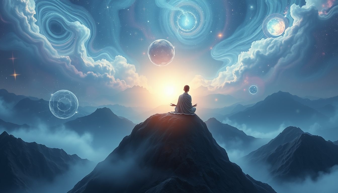 Rêver d’un montagnard méditant symbolise sérénité et sagesse intérieure.