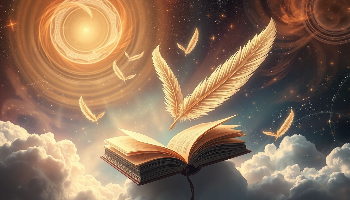 Rêver d’un poète avec une plume symbolise créativité et inspiration profonde.