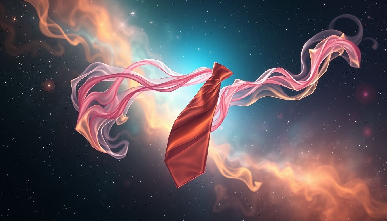 Voir une cravate changer de couleur reflète votre flexibilité émotionnelle.