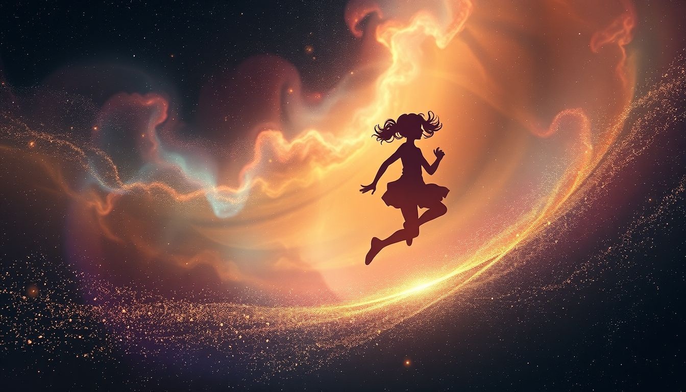 Rêver d'une fille qui court symbolise souvent un désir d'évasion.