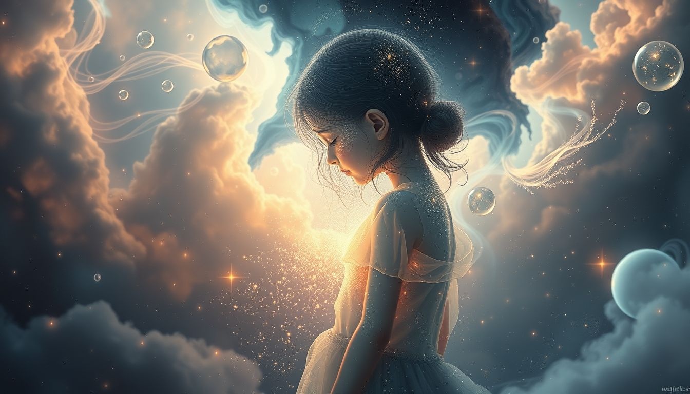 Rêver d'une fille qui pleure révèle une tristesse intérieure non exprimée.