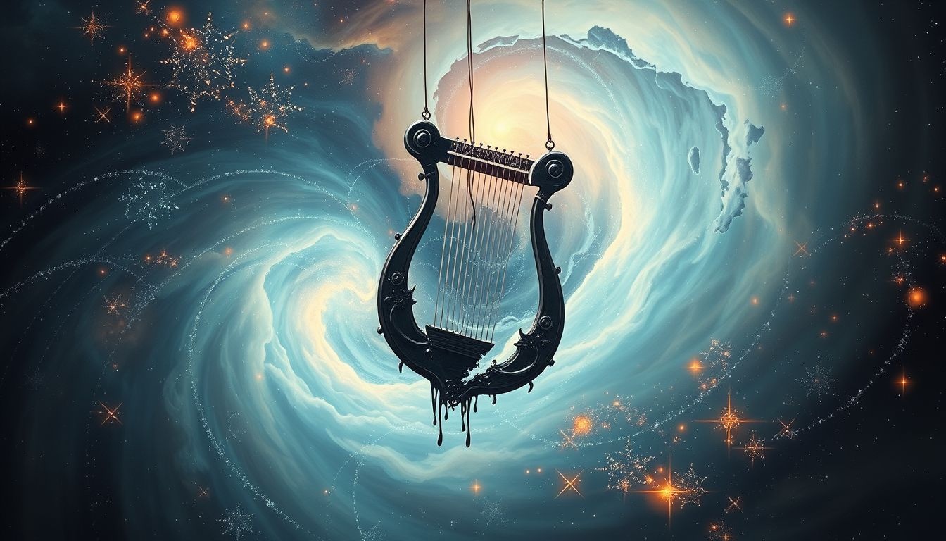 Rêver d’une lyre cassée symbolise des obstacles émotionnels et frustrations.