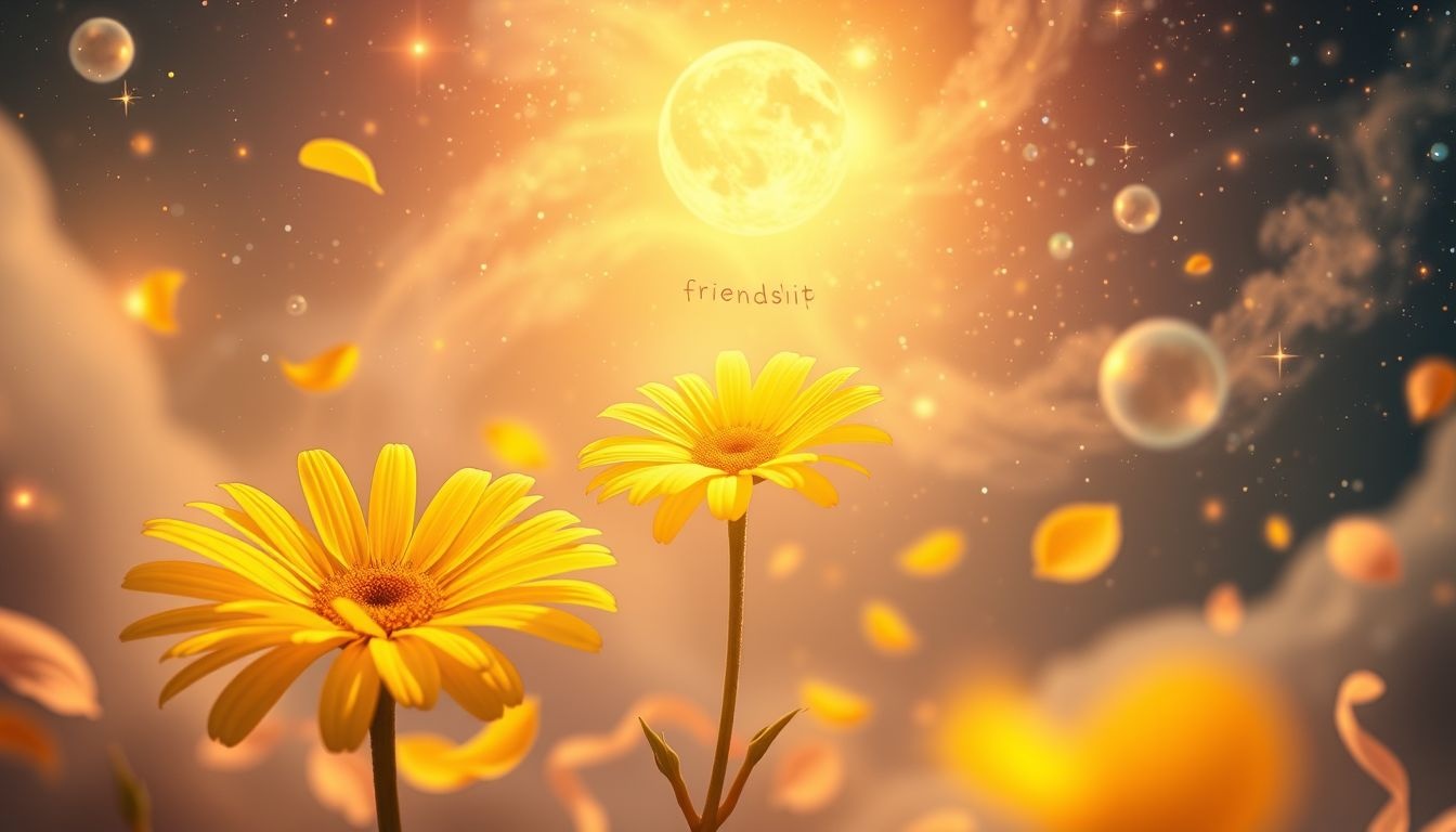 Rêver d’une marguerite jaune symbolise joie, bonheur et amitié sincère.