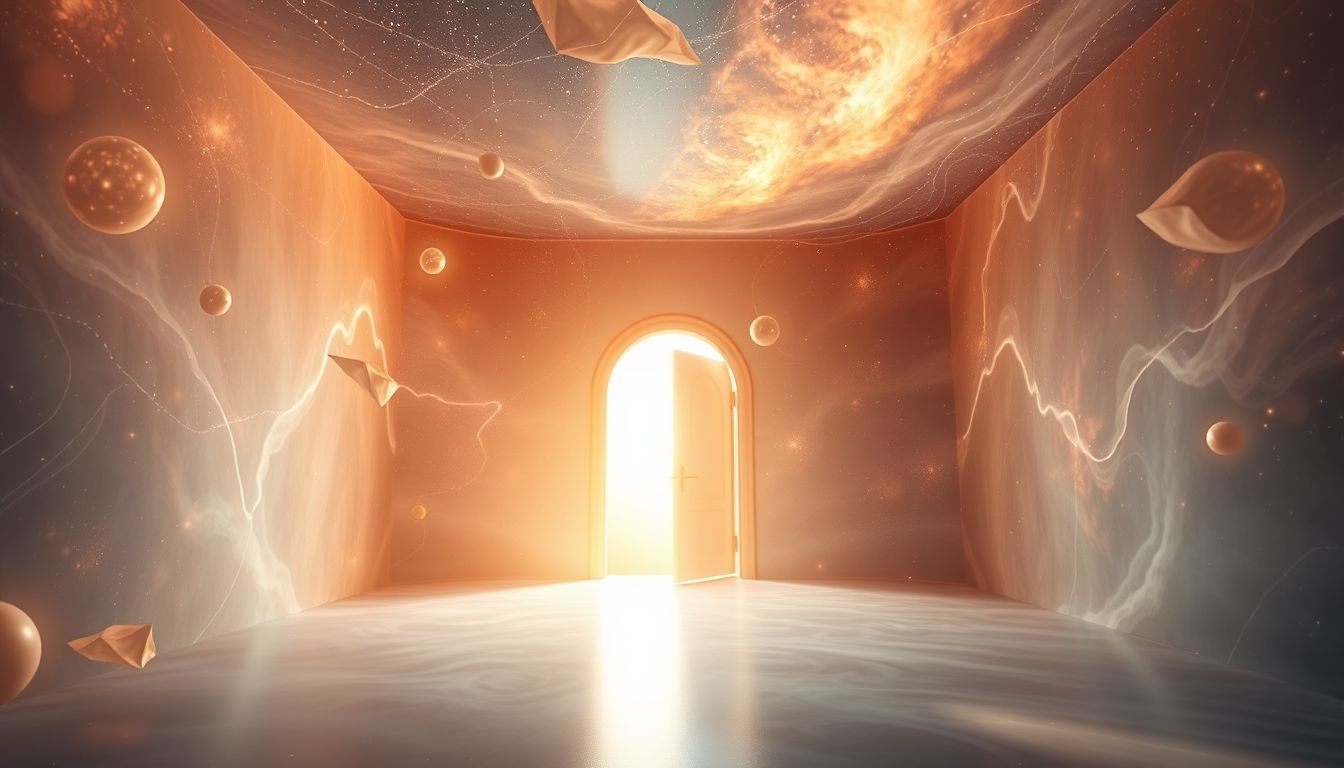 Rêver d'une pièce avec porte symbolise transitions et nouveaux choix.