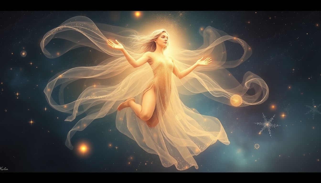 Rêver d’une sorcière bienveillante symbolise protection et sagesse intérieure.