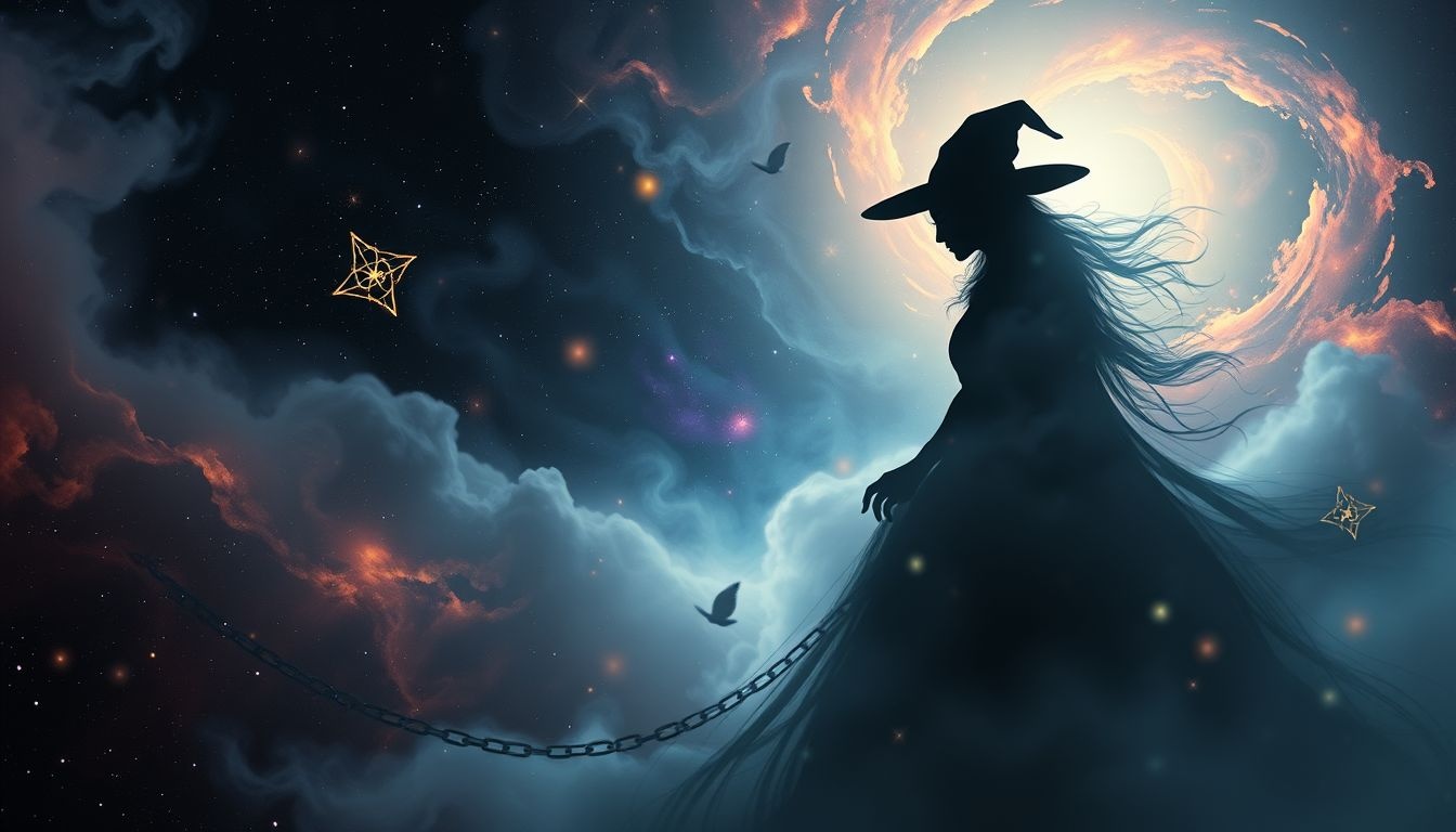Rêver d'une sorcière morte symbolise la fin d'une influence nocive.