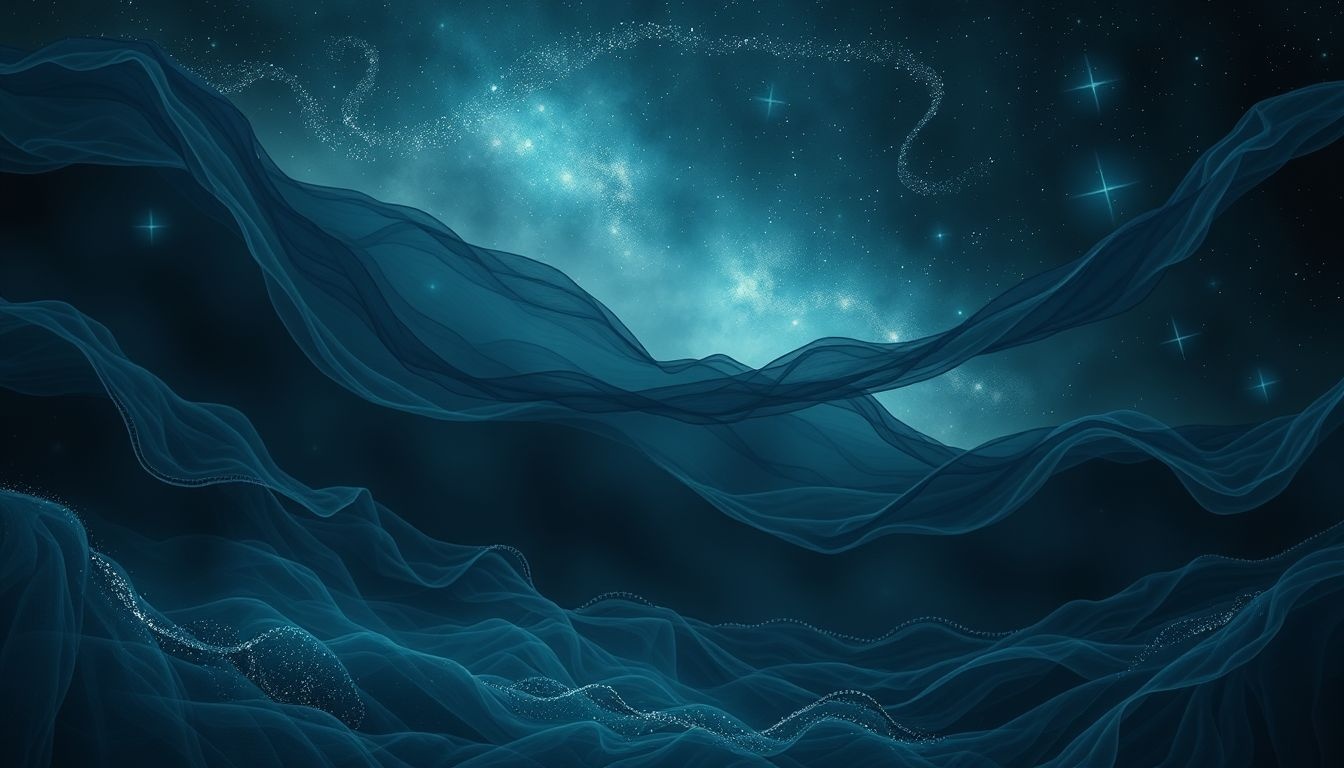 Les couleurs sombres évoquent mystère, introspection et symboliques funèbres.