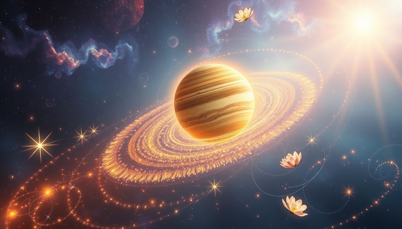 Rêver de Jupiter symbolise prospérité, sagesse et croissance spirituelle.