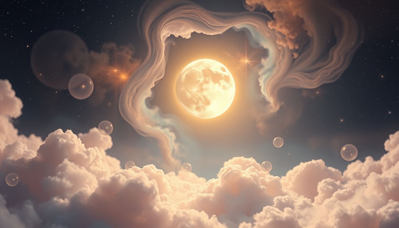 Rêver de la lune révèle vos émotions profondes et votre intuition.